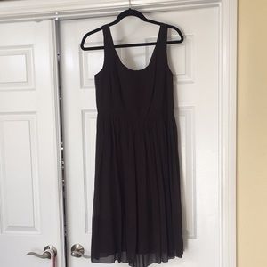 J. Crew Size 8 brown chiffon dress